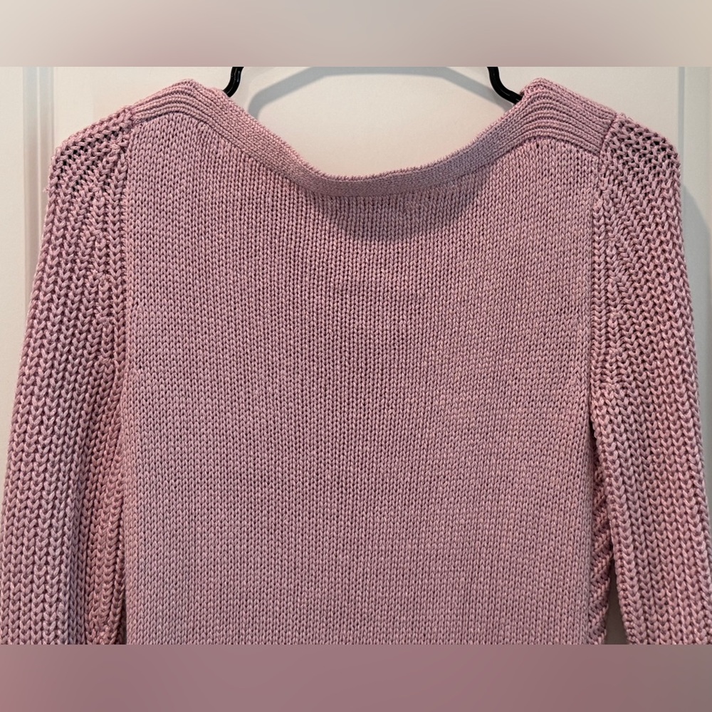 Calvin Klein Light Pink Knit Top - Picture 4 of 8